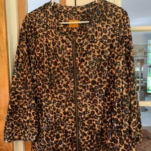 Fashion Leopard Print Jacket